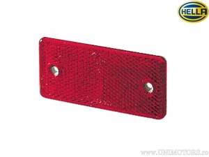 Catadioptrisch (kattenoog) rechthoekig 94 x 44 x 6,5 mm rood - Hella