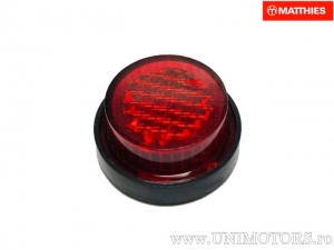 Catadioptru (kattenoog) rond D 20 mm rood - JM