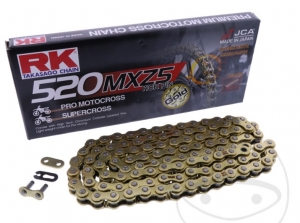 Catena RK standard oro-nero 520 MXZ5 / 098 - Yamaha XT 250 ('80-'91) - RK