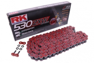 Catena RK XW Ring Rossa 530 ZXW / 120 - Honda CBF 1000 / Triumph Tiger 1050 Sport / Yamaha YZF-R1 1000 / Anniversario - RK