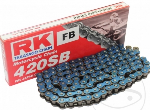 Catena standard RK blu BL428 SB / 140 - Beta RR 125 LC / 125 LC Enduro CBS / 125 LC Enduro CBS colore rosso - RK