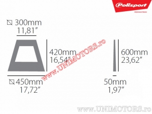 Cavalletto Pieghevole per Moto Enduro/Cross - Arancione