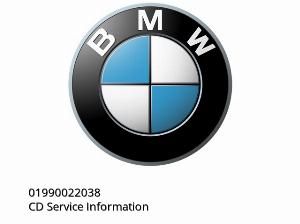 CD Informação de serviço - 01990022038 - BMW