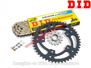 Chain kit - Honda NX650 S T V W X Y R-1 Dominator RD08 ('95-'01) - DID / JT - without rear sprocket