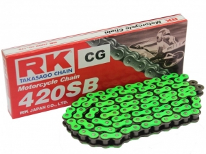 Chain RK green 420 SB / 108 - Honda MB 50 S / MT 50 S / Yamaha DT 50 M / DT 80 MX / RD 50 M / RD 80 LC I / TY 50 M - RK