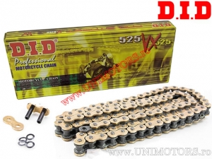 Chain transmission DID X-Ring - 525VX (gold / black) - 100 links - DID