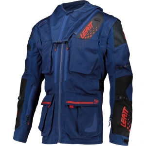 Chaqueta de moto 5.5 Enduro azul: Talla - M