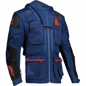 Chaqueta de moto 5.5 Enduro azul: Talla - M