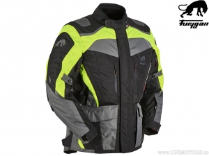 Chaqueta de moto Furygan Apalaches Negro-Amarillo Fluo (negro-amarillo fluo) - Furygan