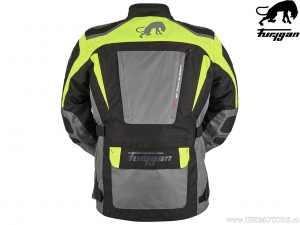 Chaqueta de moto Furygan Apalaches Negro-Amarillo Fluo (negro-amarillo fluo) - Furygan