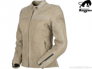 Chaqueta de moto Furygan Kristen Vented Beige (beige) para mujer - Furygan