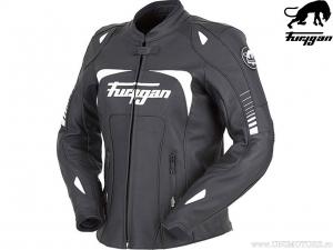 Chaqueta de moto para mujer Furygan Ginger Negro-Blanco (negro-blanco) - Furygan