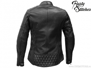 Chaqueta de moto para mujer Rusty Stitches Super Joyce Black - Rusty Stitches