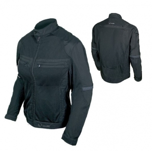 Chaqueta de moto para mujer Touring Unik Racing modelo VZ-04 color: negro - Negro, M