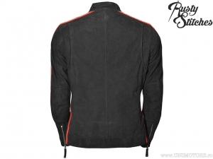 Chaqueta de moto Rusty Stitches Billy Nubuck Black - Rusty Stitches