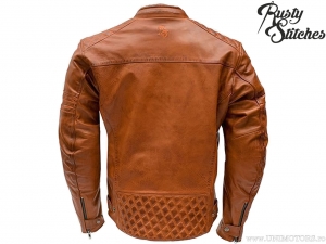 Chaqueta de moto Rusty Stitches Jari Brown (marrón) - Rusty Stitches