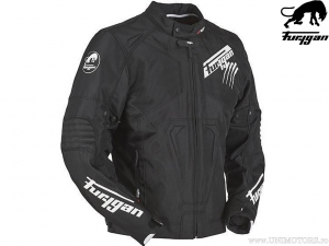 Chaqueta de motocicleta Furygan Hurricane Negro-Blanco (negro-blanco) - Furygan