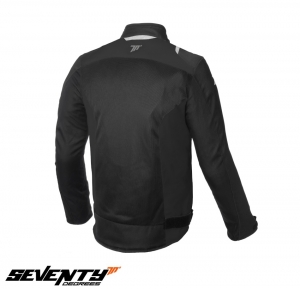 Chaqueta de verano de carreras para hombres modelo Seventy SD-JR48 color: Negro - Negro, M