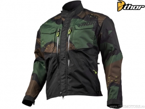 Chaqueta Enduro/Cross Terrain (Camuflaje Verde) - Thor