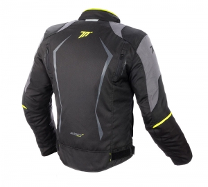 Chaqueta (motocicleta) para hombres Racing Seventy verano/invierno modelo SD-JR47 color: negro/amarillo fluorescente - Negro/ama