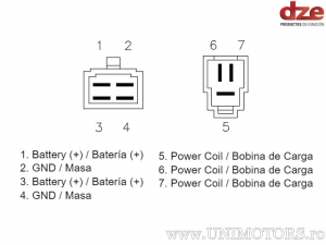 Charging Relay - Ducati Multistrada DS 1000 / SuperBike 848 / SuperBike 1198 / SuperBike 749 - DZE