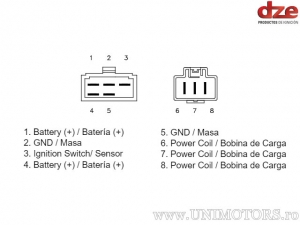 Charging Relay - Honda CBR XX 1100 ('01-'03) - DZE