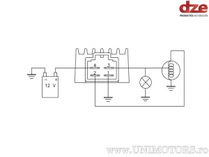 Charging Relay - Honda CRF 230 F ('05-'09 / '12-'17) / CRF 150 F ('06-'09 / '12-'17) - DZE