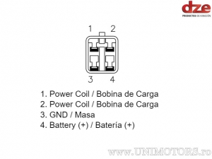 Charging Relay - Honda CRF X 250 ('04-'19) - DZE