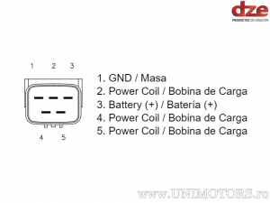 Charging Relay - Honda TRX 400 FA / TRX FGA 400 ('04-'07) - DZE