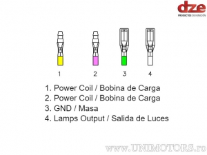 Charging Relay - Honda XR 250 R ('90-'04) - DZE