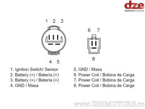 Charging Relay Honda XRV750 Africa Twin ('90-'91) - (DZE)