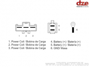 Charging Relay - KTM Enduro 690 / SMC 690 / Supermoto 990 / Supermoto 950 - DZE