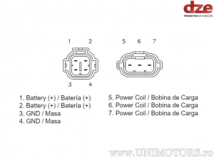 Charging Relay - Suzuki LT-A Quad Master 500 ('00-'01) / LT-F Quad Runner 500 ('98-'02) - DZE