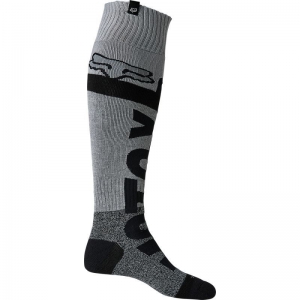 Chaussettes épaisses enduro/cross Trice Coolmax [Noir/Gris]: Taille - L