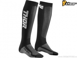 Chaussettes Enduro/Cross pour Jeunes (Noir/Gris) - Thor