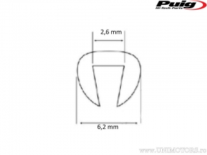 Cheder cant parbriz Puig transparent 1 metru - Puig