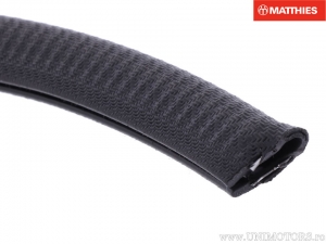 Cheder-Schutzstreifen 2 Meter 17 mm für Profil 1-4 mm schwarz - JM