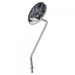 Chrome Motorcycle Mirror Dlx (Right) - Oxford