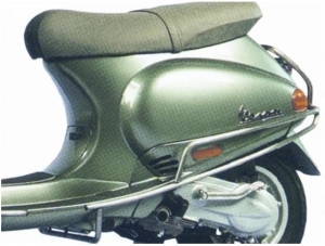 Chromen versiering voor achterzijpaneel - Vespa ET2 / ET4 / Vespa LX / Vespa LXV / Vespa S 2T / 4T 50-125-150cc - Cuppini Parimo