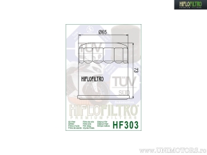 Chroomolie filter HF303C - Honda / Kawasaki / Polaris / Yamaha - Hiflofiltro