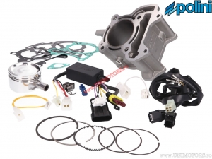 Cilinder set (motor) - Piaggio Medley 125 ie 4V / Medley 150 ie 4V / Vespa GTS 125 ie 4V / GTS 150 ie 3V - 172cc 4T - Polini