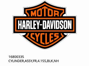 CILINDER,ASSEMBLAGE,VOOR,4.155,ZWART,NH - 16800335 - Harley-Davidson