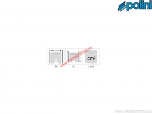 Cilinderset (diameter 58mm / 134,9cc) - Polini