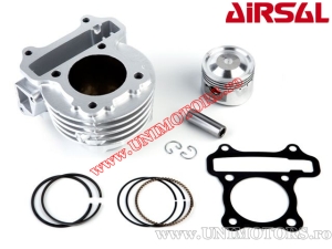 Cilinderset (motor) - 139QMB/GY6 (aluminium / NiCaSil) - 80cc 4T (Airsal)