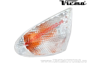 Clignotant Avant/Gauche Transparent Piaggio X-Evo ('07-) - 125cc / 250cc / 400cc (Vicma)