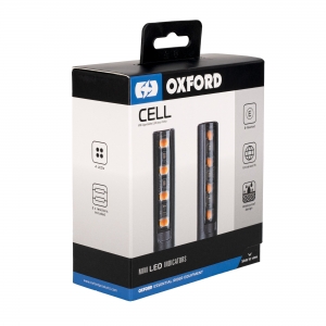 Clignotants moto Cell (65x13mm) - 2 clignotants inclus - Oxford