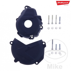 Clutch and ignition cover protection blue set Polisport - Husqvarna FE 250 ('17-'18) / Husqvarna FE 350 ('17-'18) - JM