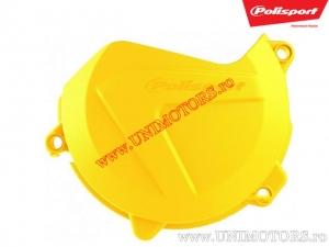 Clutch cover protection yellow - Husqvarna FC 450 / FE 450 / FS 450 / KTM SX-F 450 ie ('16-'19) - Polisport