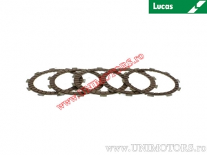 Clutch plate kit (textolite) - Honda VT 125 C Shadow ('99-'00) / XL 125 V Varadero ('01-'13) - Lucas