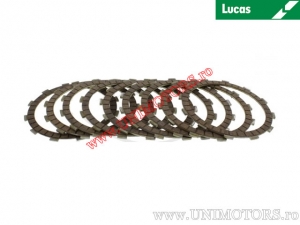 Clutch plate kit (textolite) - Kawasaki GTR 1400 ABS ('07-'15) - Lucas